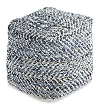 Chevron Pouf - Atchison Furniture Company (Atchison, KS)