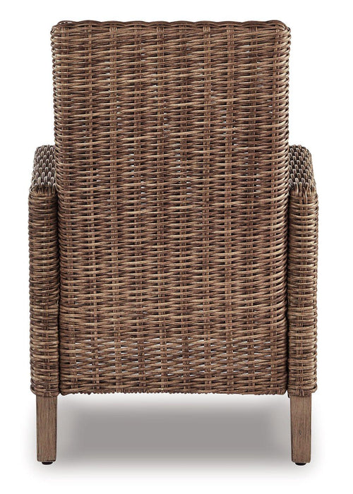 Beachcroft Outdoor Arm Chair with Cushion (Set of 2) - Atchison Furniture Company (Atchison, KS)
