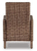 Beachcroft Outdoor Arm Chair with Cushion (Set of 2) - Atchison Furniture Company (Atchison, KS)
