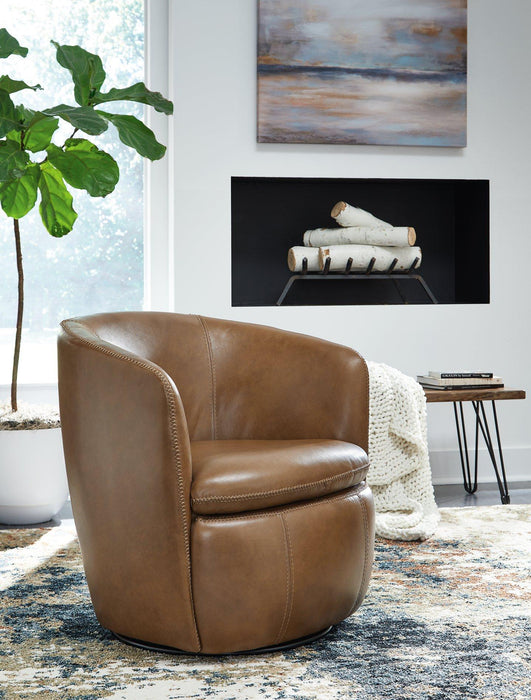 Kierreys Swivel Accent Chair - Atchison Furniture Company (Atchison, KS)
