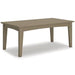 Hyland wave Outdoor Coffee Table - Atchison Furniture Company (Atchison, KS)
