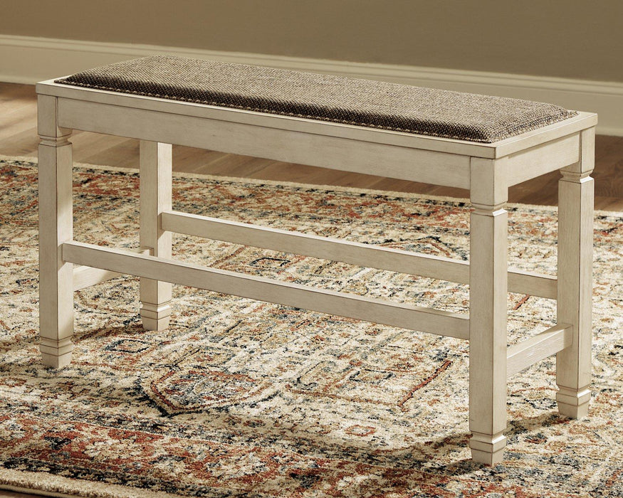Bolanburg Counter Height Dining Bench - Atchison Furniture Company (Atchison, KS)