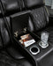 Boyington Power Reclining Loveseat with Console - Atchison Furniture Company (Atchison, KS)