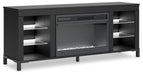 Cayberry 60" TV Stand with Electric Fireplace - Atchison Furniture Company (Atchison, KS)