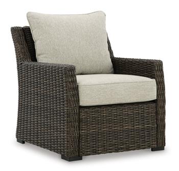 Brook Ranch Outdoor Lounge Chair with Cushion - Atchison Furniture Company (Atchison, KS)