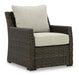 Brook Ranch Outdoor Lounge Chair with Cushion - Atchison Furniture Company (Atchison, KS)