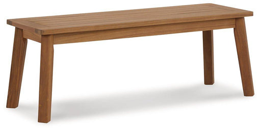 Janiyah Outdoor Dining Bench - Atchison Furniture Company (Atchison, KS)