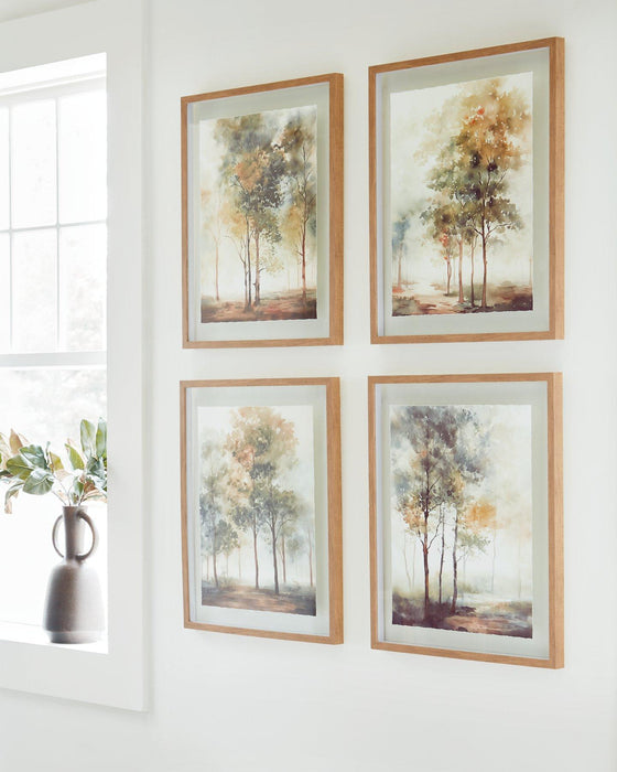 Bryneford Wall Art (Set of 4) - Atchison Furniture Company (Atchison, KS)