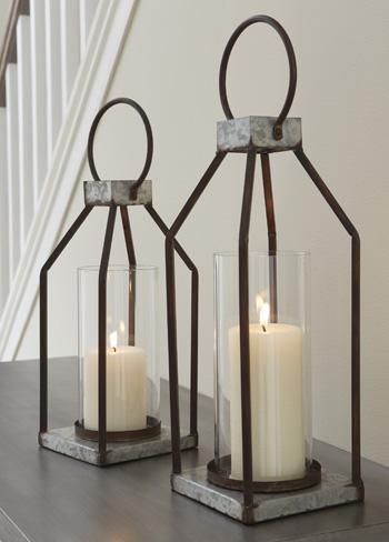 Diedrick Lantern (Set of 2) - Atchison Furniture Company (Atchison, KS)