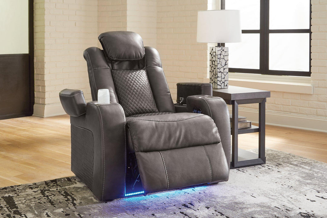 Fyne-Dyme Power Recliner - Atchison Furniture Company (Atchison, KS)
