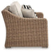 Beachcroft Outdoor Loveseat with Cushion - Atchison Furniture Company (Atchison, KS)