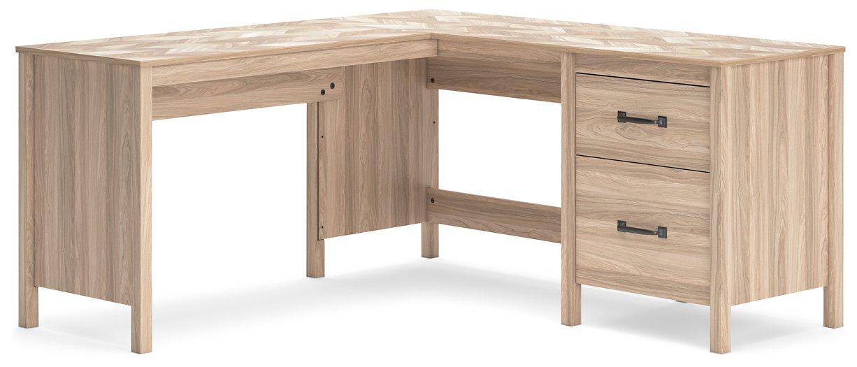 Battelle 60" Home Office Desk with Return - Atchison Furniture Company (Atchison, KS)