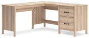 Battelle 60" Home Office Desk with Return - Atchison Furniture Company (Atchison, KS)