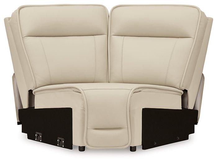Double Deal Reclining Sectional with Console - Atchison Furniture Company (Atchison, KS)
