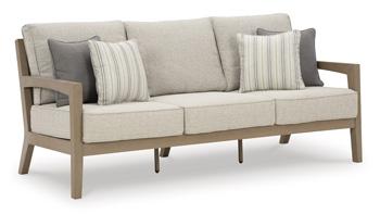 Hallow Creek Outdoor Sofa with Cushion - Atchison Furniture Company (Atchison, KS)