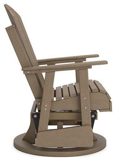 Hyland wave Outdoor Swivel Glider Chair - Atchison Furniture Company (Atchison, KS)