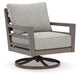 Hillside Barn Outdoor Swivel Lounge with Cushion - Atchison Furniture Company (Atchison, KS)