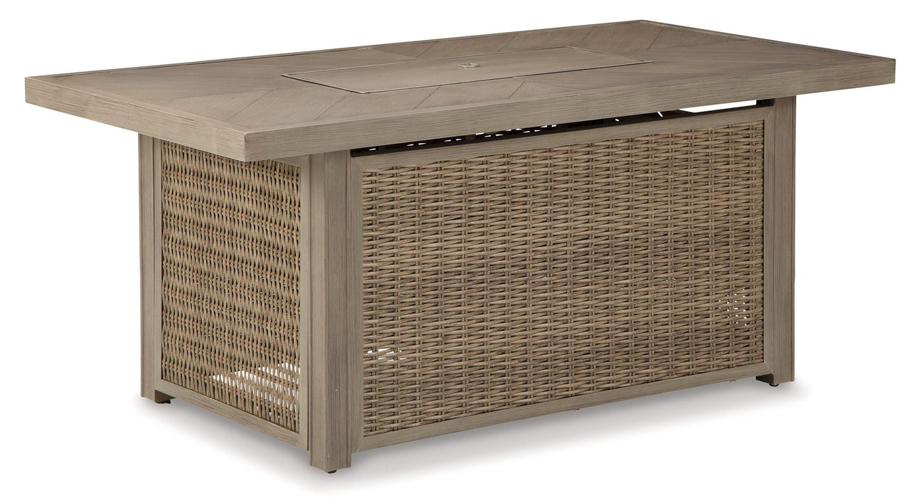 Beachcroft Outdoor Sofa, Lounge Chairs and Fire Pit - Atchison Furniture Company (Atchison, KS)