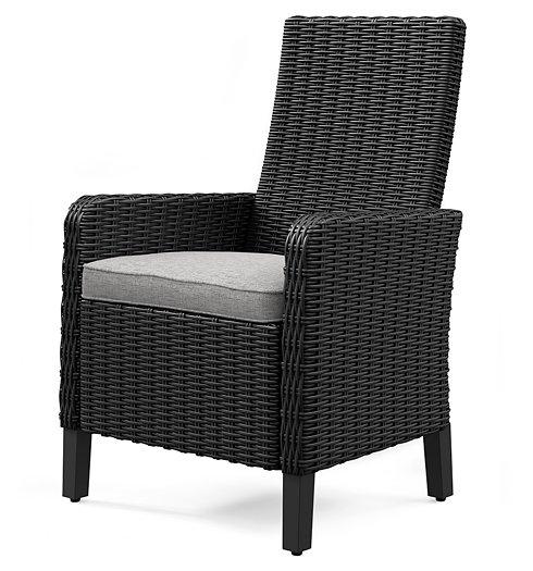 Beachcroft Outdoor Arm Chair with Cushion (Set of 2) - Atchison Furniture Company (Atchison, KS)