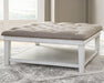 Kanwyn Upholstered Ottoman Coffee Table - Atchison Furniture Company (Atchison, KS)