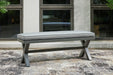 Elite Park Outdoor Bench with Cushion - Atchison Furniture Company (Atchison, KS)
