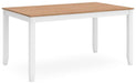 Gesthaven Dining Table with 4 Chairs and Bench (Set of 6) - Atchison Furniture Company (Atchison, KS)