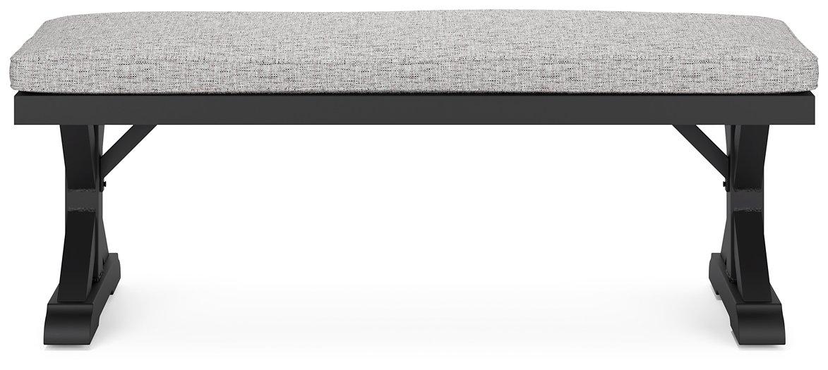 Beachcroft Outdoor Bench with Cushion - Atchison Furniture Company (Atchison, KS)