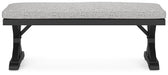Beachcroft Outdoor Bench with Cushion - Atchison Furniture Company (Atchison, KS)