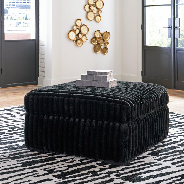 Midnight-Madness Oversized Accent Ottoman - Atchison Furniture Company (Atchison, KS)