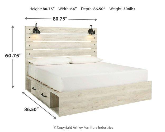 Cambeck Bed with 4 Storage Drawers - Atchison Furniture Company (Atchison, KS)