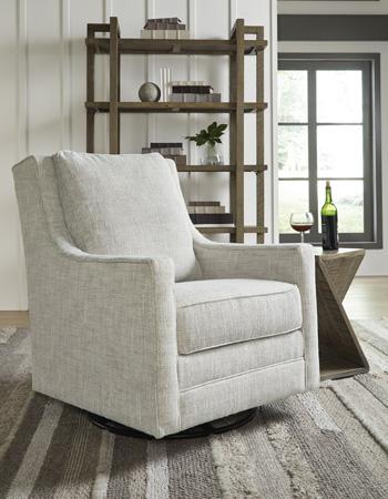 Kambria Swivel Glider Accent Chair - Atchison Furniture Company (Atchison, KS)