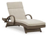Beachcroft Outdoor Chaise Lounge with Cushion - Atchison Furniture Company (Atchison, KS)