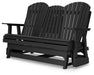 Hyland wave Outdoor Glider Loveseat - Atchison Furniture Company (Atchison, KS)