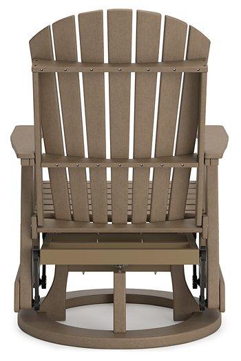 Hyland wave Outdoor Swivel Glider Chair - Atchison Furniture Company (Atchison, KS)