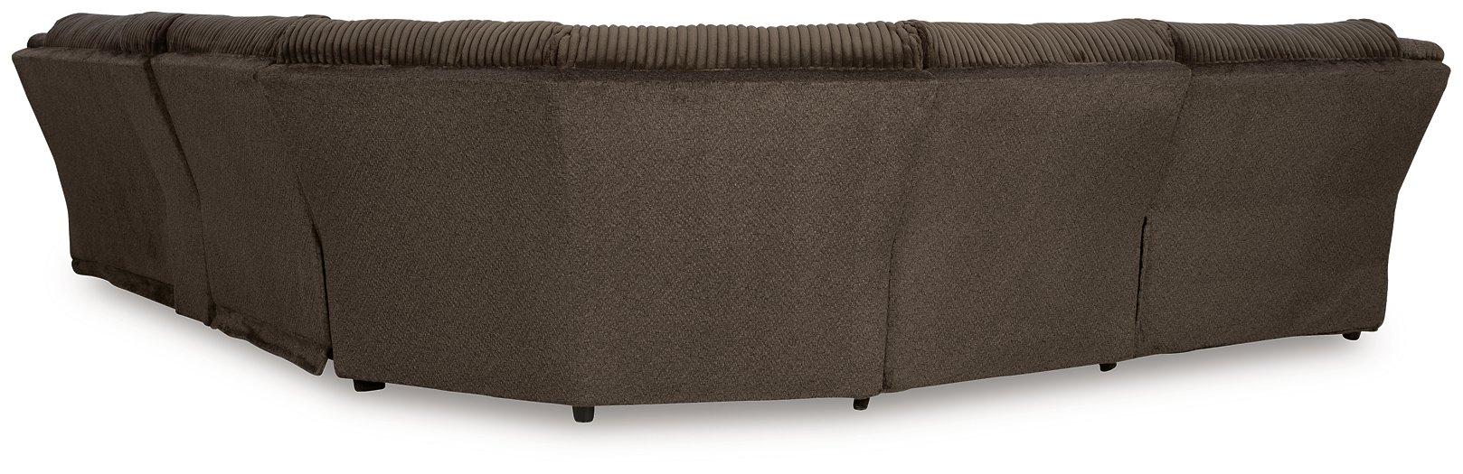 Top Tier Reclining Sectional with Chaise - Atchison Furniture Company (Atchison, KS)