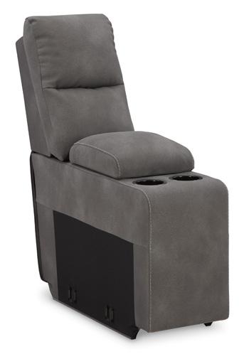 Next-Gen DuraPella Power Reclining Sectional Loveseat with Console - Atchison Furniture Company (Atchison, KS)