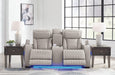 Boyington Power Reclining Loveseat with Console - Atchison Furniture Company (Atchison, KS)