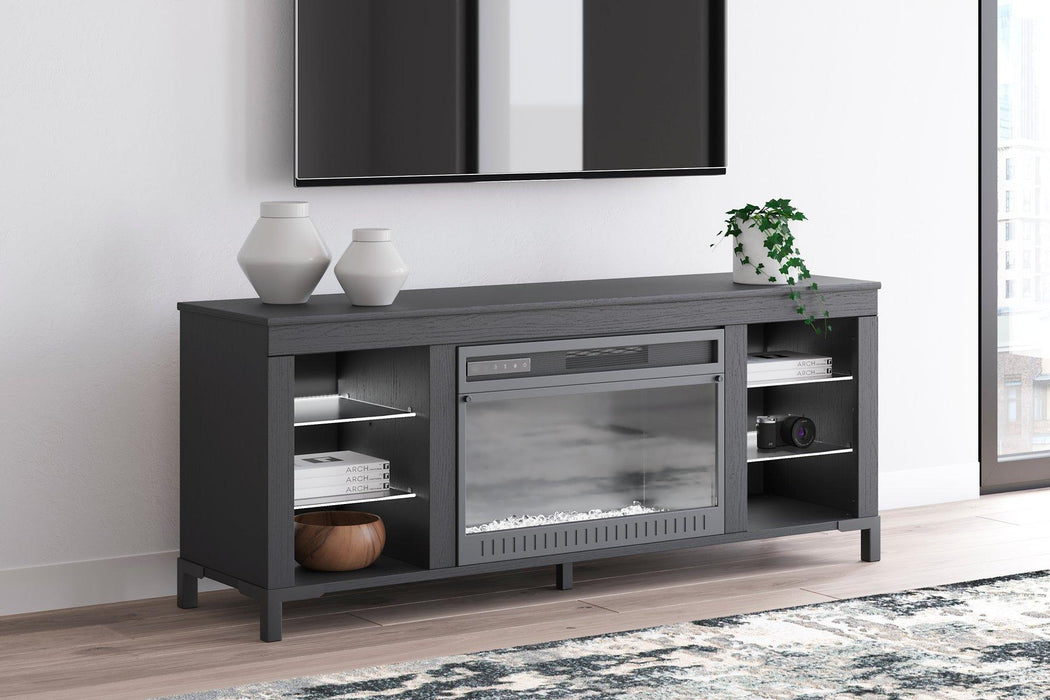 Cayberry 60" TV Stand with Electric Fireplace - Atchison Furniture Company (Atchison, KS)