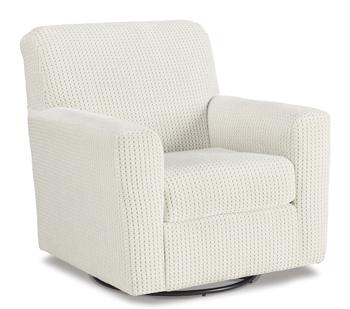 Herstow Swivel Glider Accent Chair - Atchison Furniture Company (Atchison, KS)