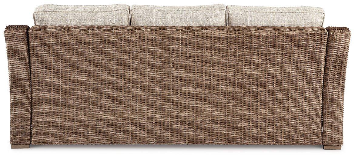 Beachcroft Outdoor Sofa with Cushion - Atchison Furniture Company (Atchison, KS)