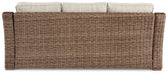 Beachcroft Outdoor Sofa with Cushion - Atchison Furniture Company (Atchison, KS)