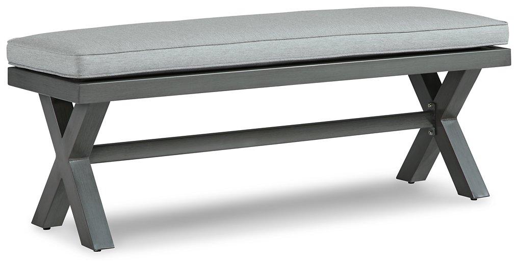 Elite Park Outdoor Bench with Cushion - Atchison Furniture Company (Atchison, KS)