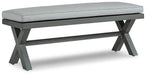 Elite Park Outdoor Bench with Cushion - Atchison Furniture Company (Atchison, KS)