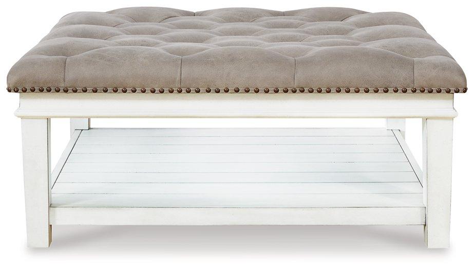 Kanwyn Upholstered Ottoman Coffee Table - Atchison Furniture Company (Atchison, KS)