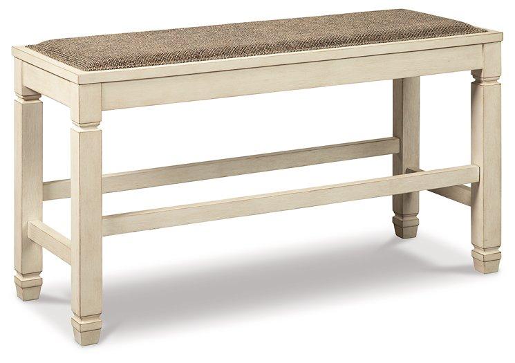 Bolanburg Counter Height Dining Bench - Atchison Furniture Company (Atchison, KS)