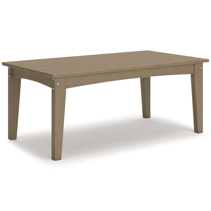 Hyland wave Outdoor Coffee Table - Atchison Furniture Company (Atchison, KS)