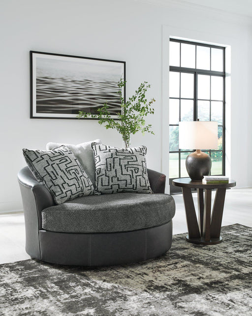Brixley Pier Oversized Swivel Accent Chair - Atchison Furniture Company (Atchison, KS)