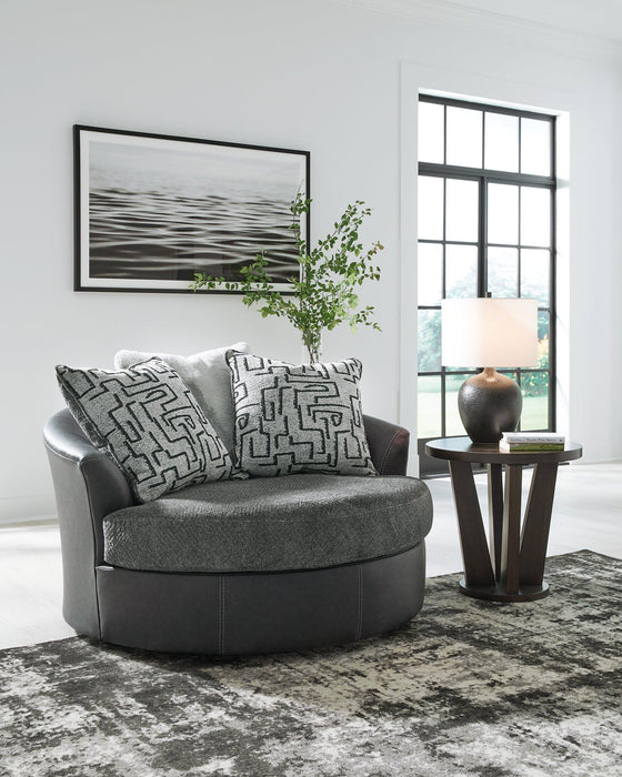Brixley Pier Oversized Swivel Accent Chair - Atchison Furniture Company (Atchison, KS)