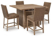 Walton Bridge Outdoor Bar Set - Atchison Furniture Company (Atchison, KS)