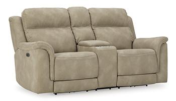 Next-Gen DuraPella Power Reclining Loveseat with Console - Atchison Furniture Company (Atchison, KS)